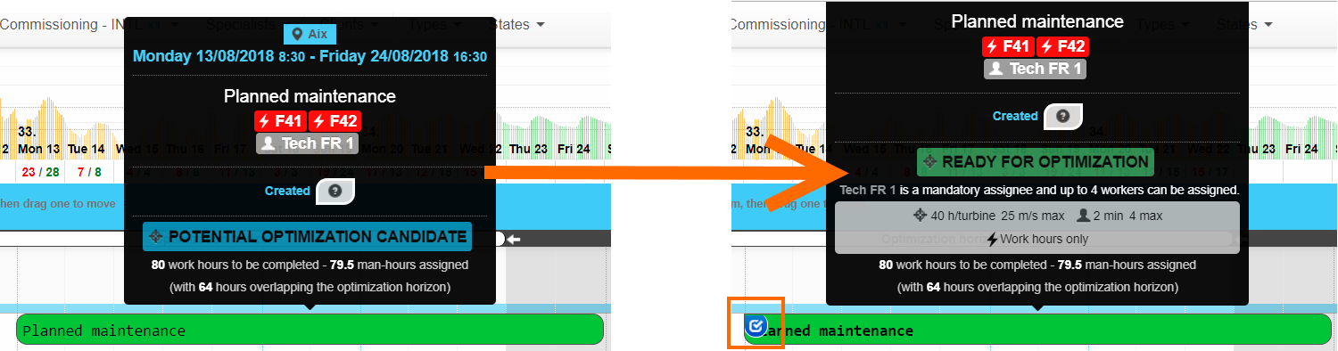 Optimizer: select candidates for optimization.